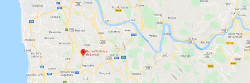 DomusVi Clínica da Lomba - Localização